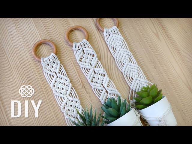 3 MACRAME PATTERNS FOR PLANT HANGERS | DIY BOHO HOME DECOR