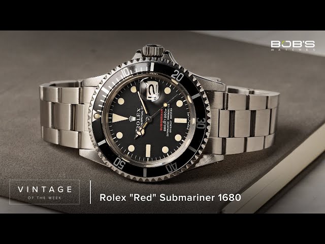Vintage Rolex Submariner 1680 "Red" - Vintage of the Week Episode 19 | Bob's Watches