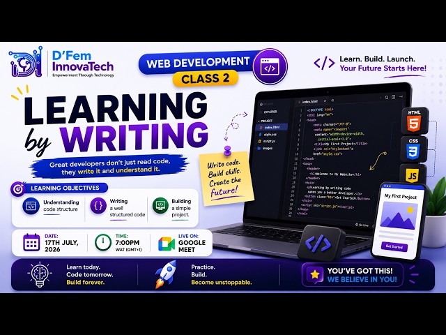 💻 Learning by Writing | Understanding Code Structure & Building Your First Project