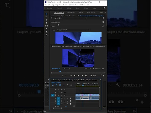 Premiere pro tutorial   How to replace sky and change day to night #Shorts #trending #premiere