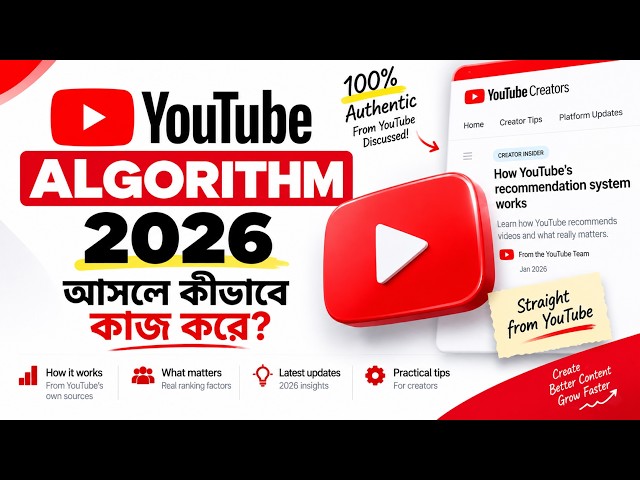 YouTube Algorithm 2026 Explained | Why Do Some Videos Go Viral While Others Don't?
