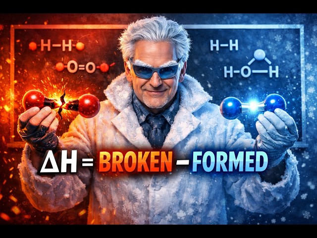 Bond Enthalpies Explained | ΔH = Bonds Broken − Bonds Formed