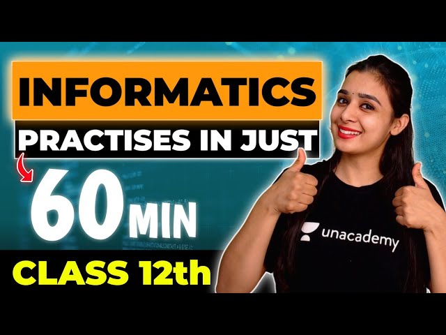 Complete Informatics Practices ( IP ) in One Hour🔥😨 | Akhiri Vaar 95 Paar 🔥| Class 12 | Lovejeet