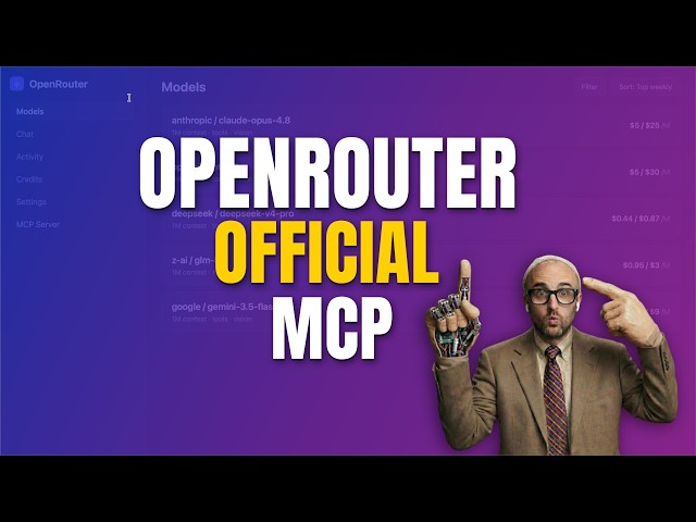 OpenRouter's Official MCP Server: Find the Best Model For Your Agent