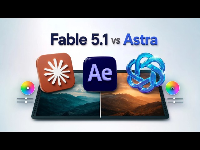 Fable 5.1 vs Astra Color Grading Comparison | After Effects