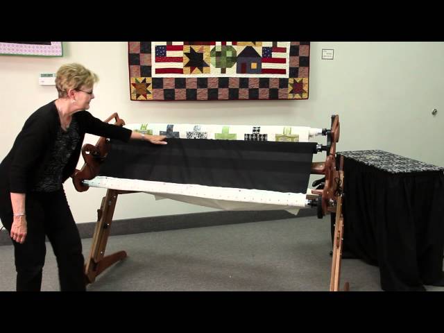 Attaching Fabric to a Grace Hand Quilting Frame