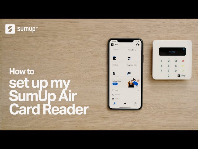How to set up my SumUp Air Card Reader