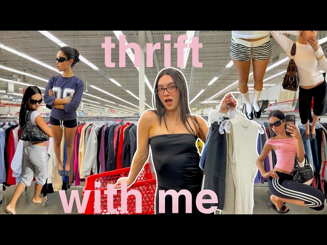 THRIFT WITH ME ☆ spring + summer finds (capris, vintage, 00s athleisure)