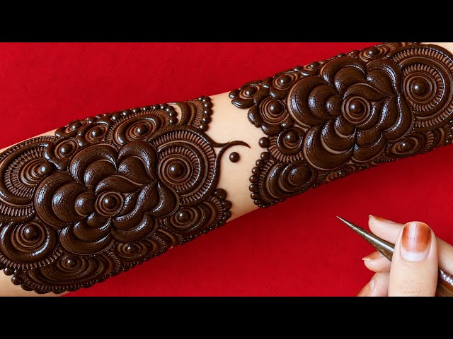 Very Beautiful Dubai Style Mehndi Design||Mehndi Design For Front Hand Full||Mehendi Designs||Henna
