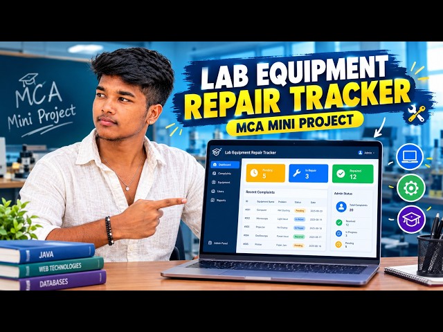 🚀 Lab Equipment Repair Tracking System | MCA Mini Project | Python Flask | MySQL | தமிழ் 🎓