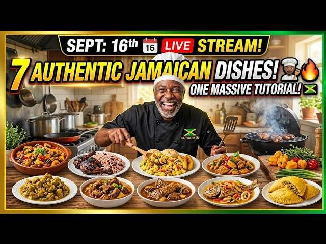 7 Authentic Jamaican Dishes in One Massive Live Masterclass!