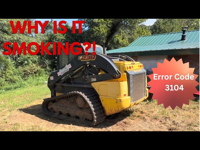 NEW HOLLAND C238 RUNNING TERRIBLE! 😳 Error Code 3104 | Black Smoke & Fuel Knock FIXED!