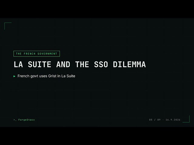 Grist Kills SSO in Community Edition