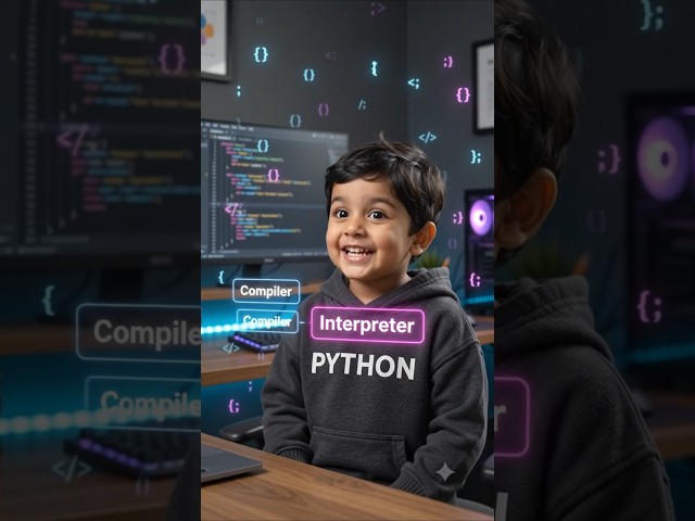 Does Python Even Use a Compiler? 🤔 (Compiler vs Interpreter Explained)