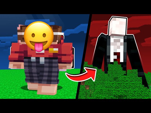 Minecraft UHC but I MORPH into SLENDERMAN..