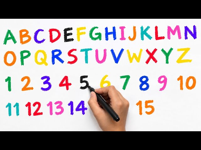 Learn ABCD A to Z & Counting Numbers 1 to 35 | ABC Alphabet & 123 Numbers for Kids