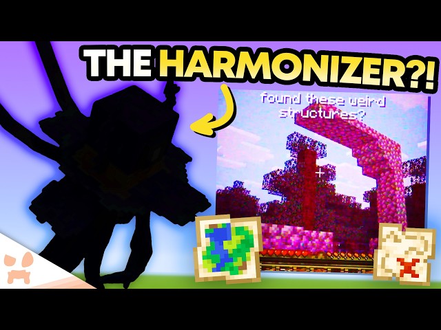 MINECRAFT JUST REVEALED THE NEW HARMONIZER BOSS… IT’S LIKE THE WITHER STORM?!