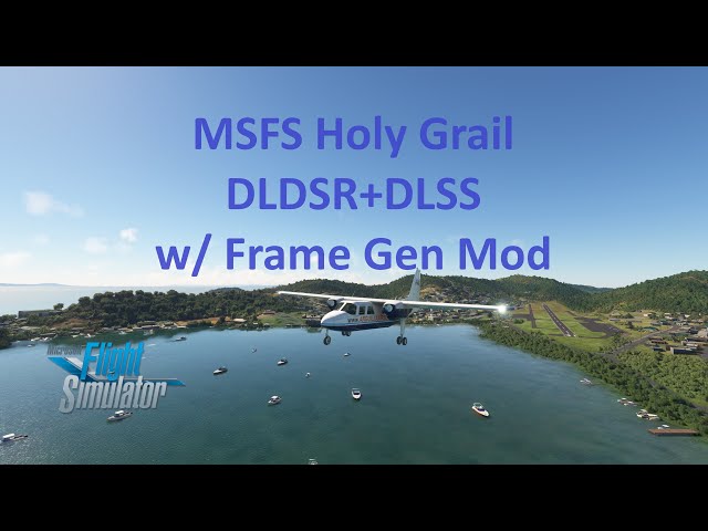 MSFS Holy Grail | DLDSR + DLSS w/ Frame Gen Mod | Virgin Islands Tour | Microsoft Flight Simulator