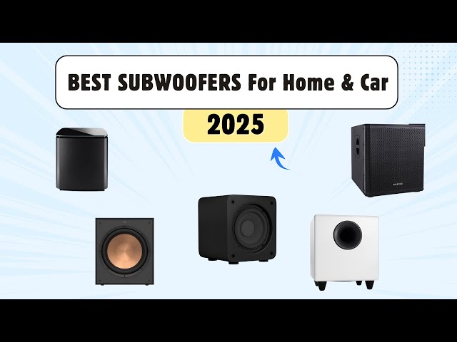 5 Best Subwoofers of 2026 – Deep Bass for Home Theater & Music