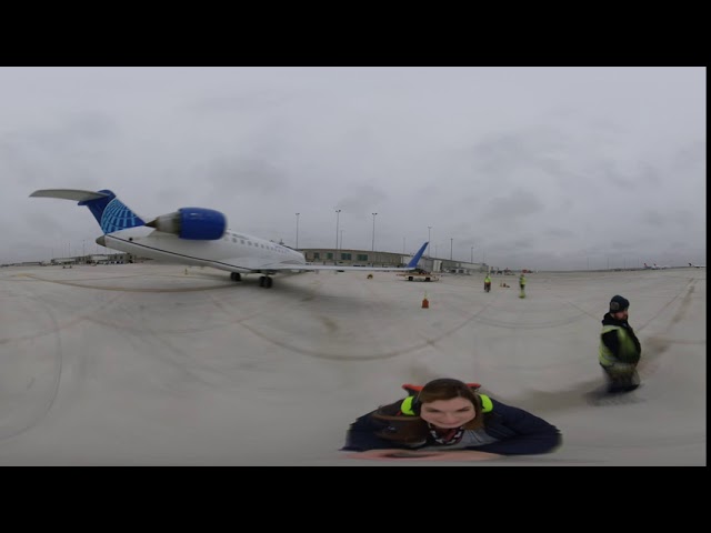 A trip around Ford Airport's new aircraft: United Airlines' Bombardier CRJ-550