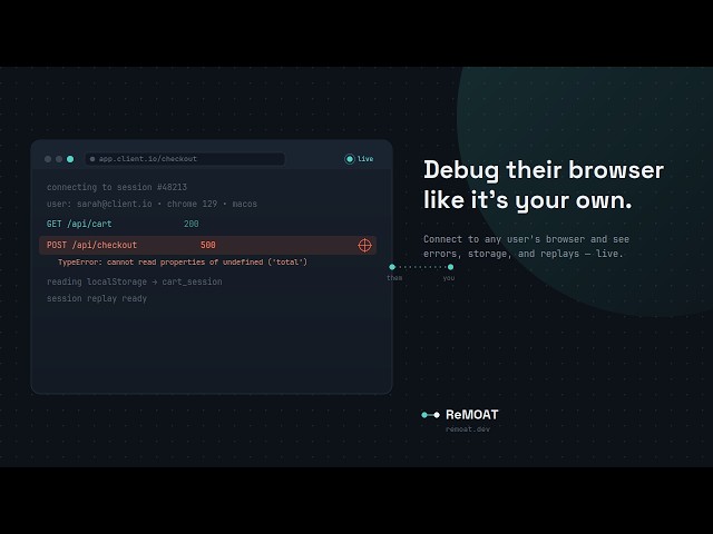 Remoat : Fast  and Direct Debug the Issues