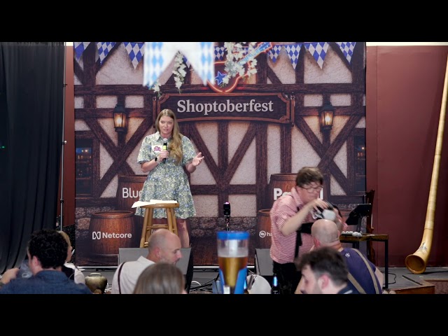 Julia Hartley of MW Springs shares insights at Shoptoberfest US 2026