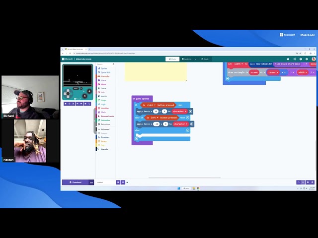 Box2d shenanigans in MakeCode Arcade!