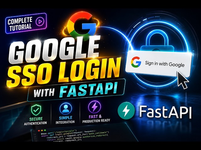 Google SSO Login With FastAPI | OAUTH 2.0  + JWT Authentication  | Step-by-Step Guide |  Tamil
