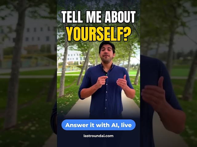 Tell Me About Yourself: Best Answer with AI (Live)