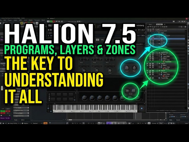 Programs Layers and Zones in Halion 7.5 - the Key to Understanding it All