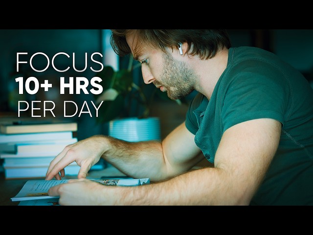 Why I’m Able To Focus 70+ Hours Per Week (stay efficient and productive)