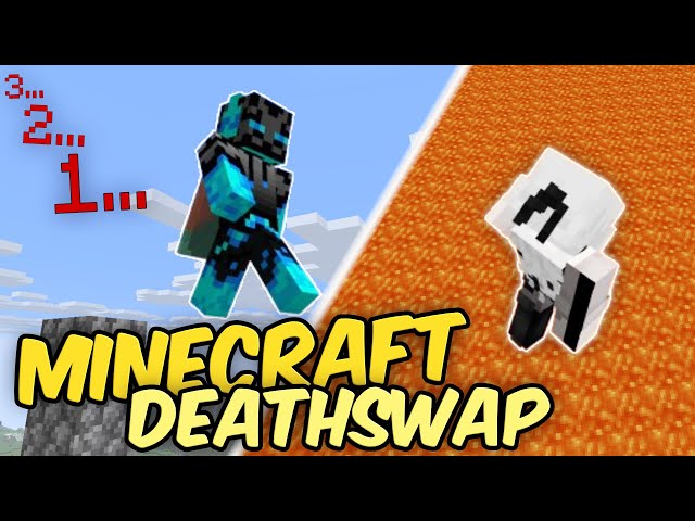Minecraft but We Swap Places every 5 Minutes