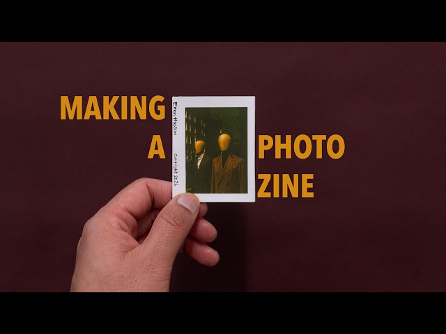 How I Made “Hello Yellow” Photo Zine (w/ a spine)