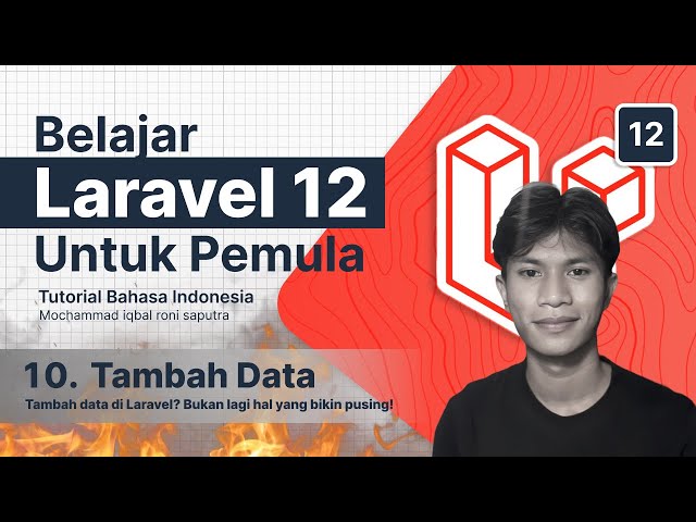 Laravel 12 Tutorial #10: How to Add Data to Database & Notifications (CRUD Create)
