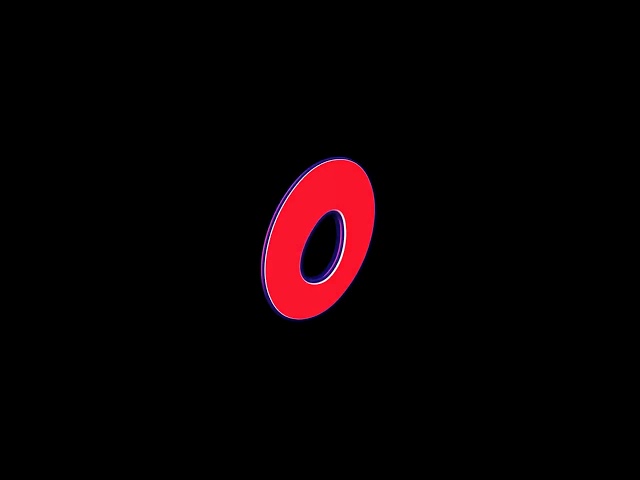 zero number comic text animation