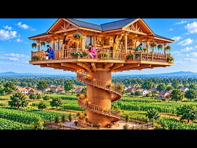 🔥 They Built a Dream House 50 Feet Above the Ground! 🏡😱