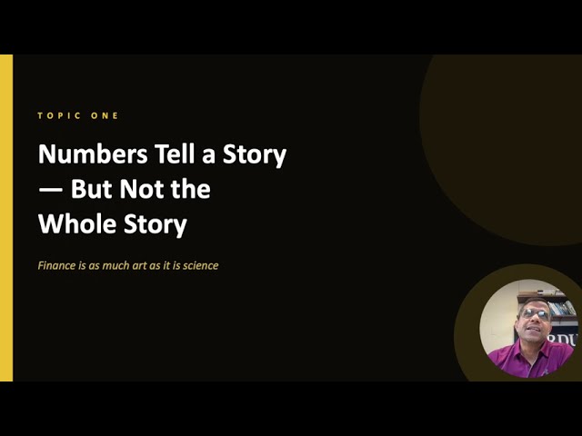 Financial Literacy for Leaders - Lecture 1