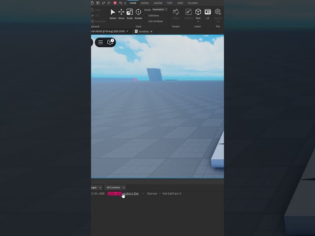 What are VARIABLES (local) in Roblox Studio? #roblox #robloxstudio #shorts  #short #scripting #learn