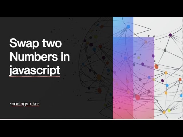 Swap two Numbers in Javascript || #Randomproblems#Javascript#youtube
