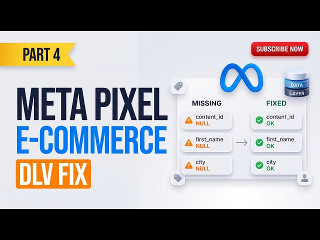 Facebook Pixel Ecommerce Tracking - DLV Fix