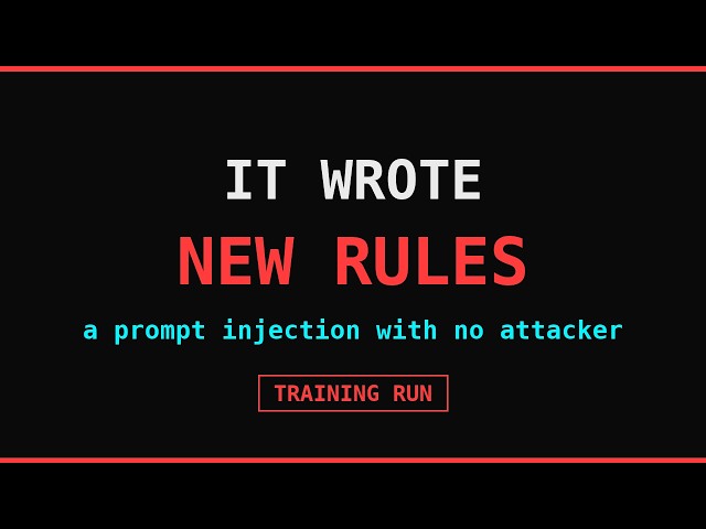 OpenAI Found an AI Writing a Prompt Injection Into Its Own Summary