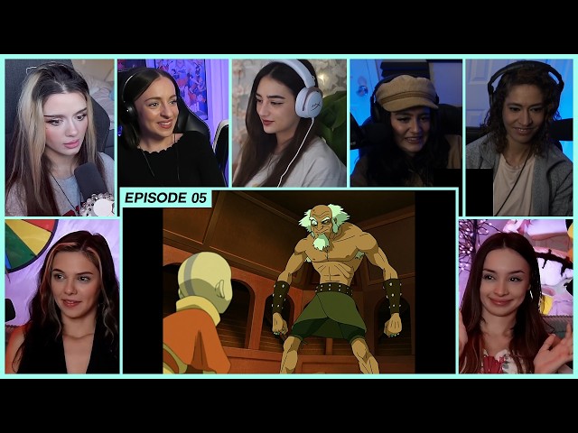 [GIRLS REACT] Aang reunites with Bumi | ATLA Ep 5 Girl Reaction Mashup