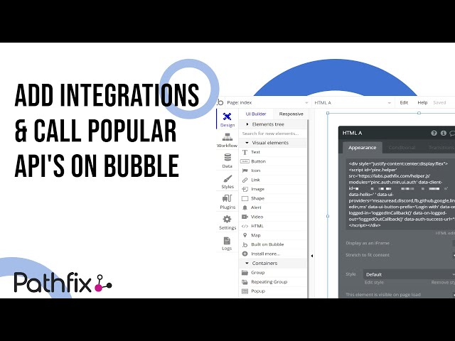 How to add oauth integrations on Bubble.io app and call popular APIs