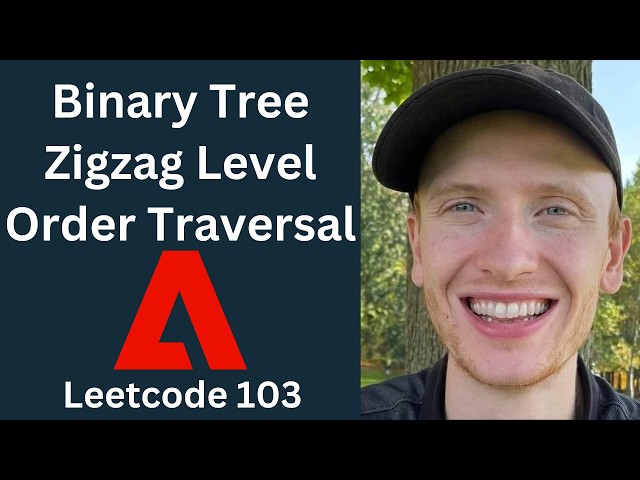 Binary Tree Zigzag Level Order Traversal - LeetCode 103 - Binary Trees (Python)