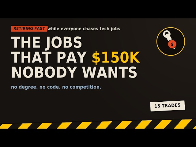 15 Forgotten Trades Nobody Wants to Learn That Pay Better Than Tech