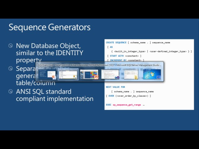TechEd Europe 2012 Practical Uses and Optimization of New T SQL Features in Microsoft SQL Server 201