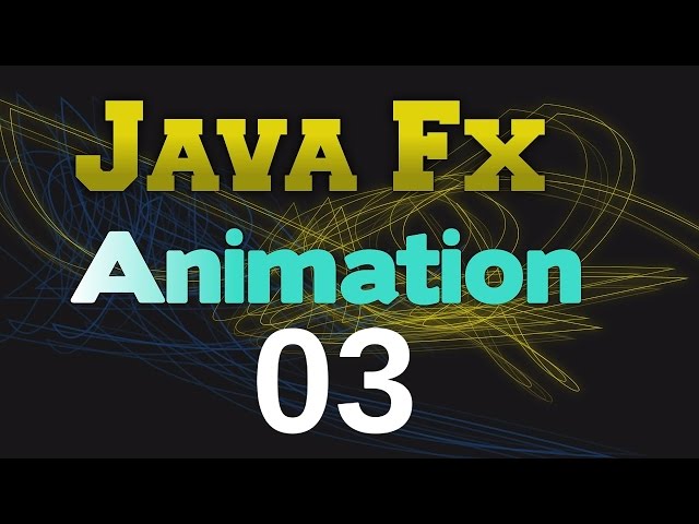 Java Animation Tutorial  ( How to make Animation in JavaFX ) Rotate Transition