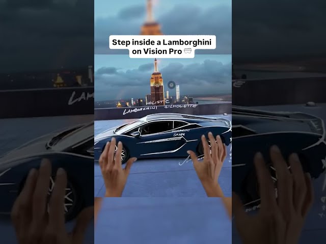 Inside a $500,000 Lamborghini in VR