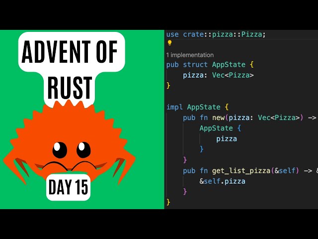 Advent of Rust - DAY15 - Application state