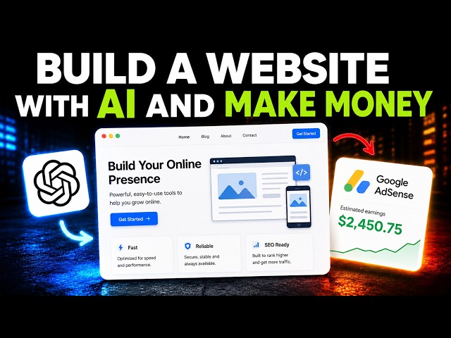 How to Build a Simple Website with AI and Make Money with AdSense
